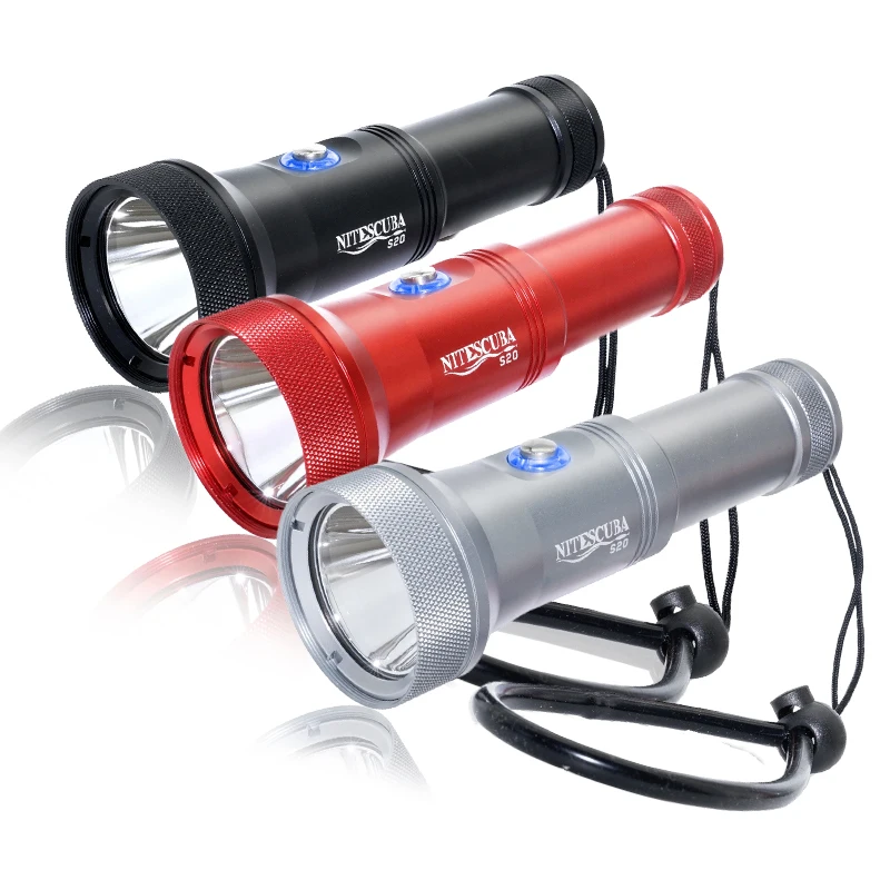 

Nitescuba S20 Diving flashlight Underwater searchlight Scuba 2000 lumens underwater 100 m /330F narrow-beam flashlight light
