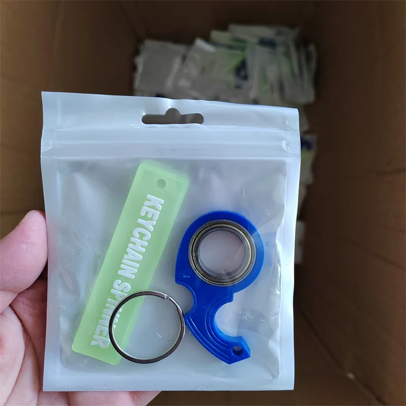 Popular cheap fun karambit spinner II finger-tip rotary key ring