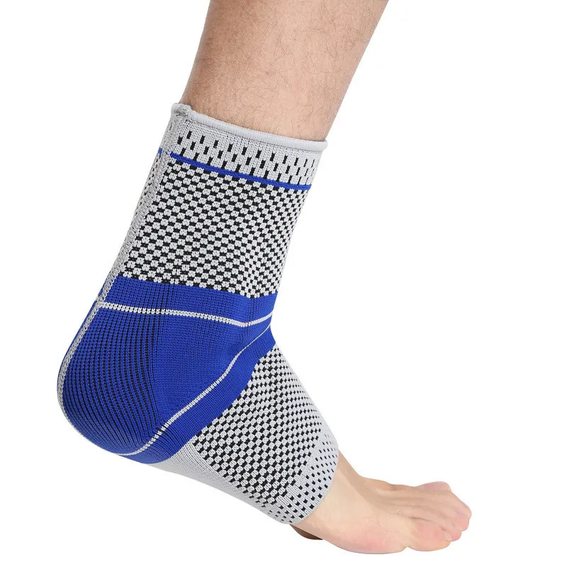 1PCS Ankle Brace Compression Support Sleeve Guard with Stabilizing Gel Pads for Ankle Achilles Tendonitis Plantar Fasciitis Pain