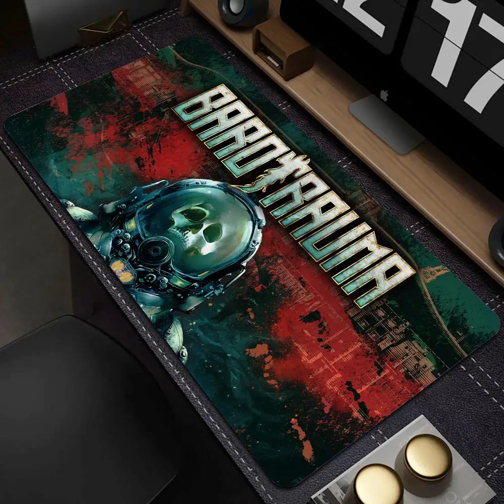

Hot Survival_Horror_Game_Barotrauma Mouse Pad escritorio Rubber Seamed Mouse Pad gaming Desk Keyboard Pad Computer Laptop