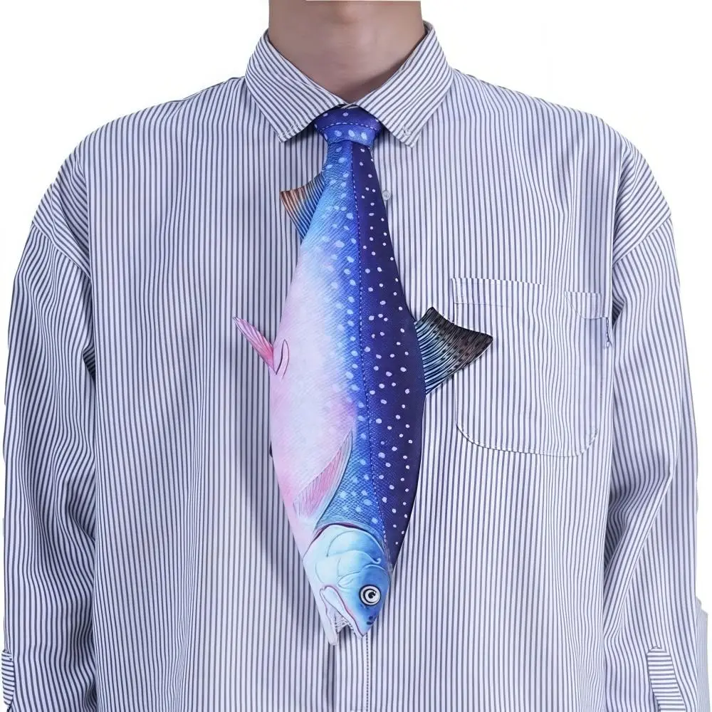 gravata-masculina-em-formato-de-peixe-3d-com-estampa-de-animal-gatinho-realista-tecido-de-cetim-gravata-criativa-e-divertida-para-festas-e-casamentos