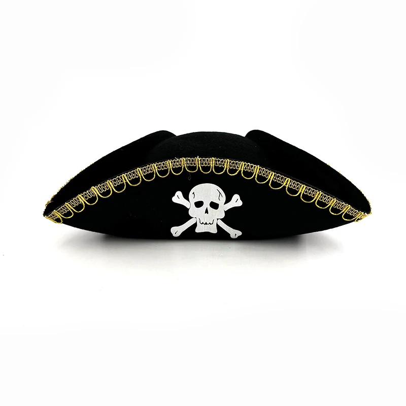 Halloween Skull pattern Pirate Hat Summer Beach Sun Hats Night Beach Decor Hat For Men Women