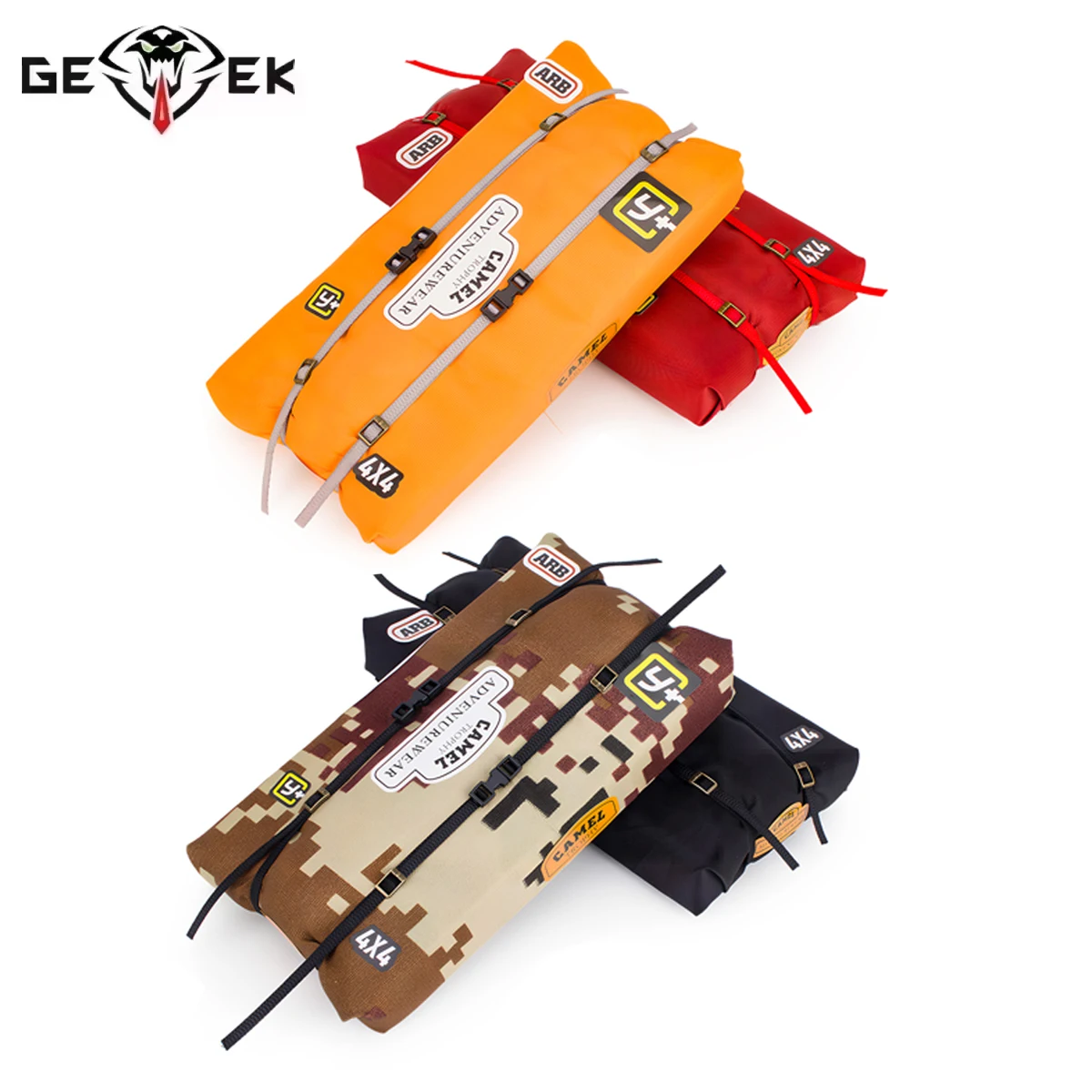 Simulation Roof Luggage Tent Bag Decoration for 1/8 1/10 RC Crawler Car Axial SCX10 TRX4 Defender MJX RC4WD D90 Parts