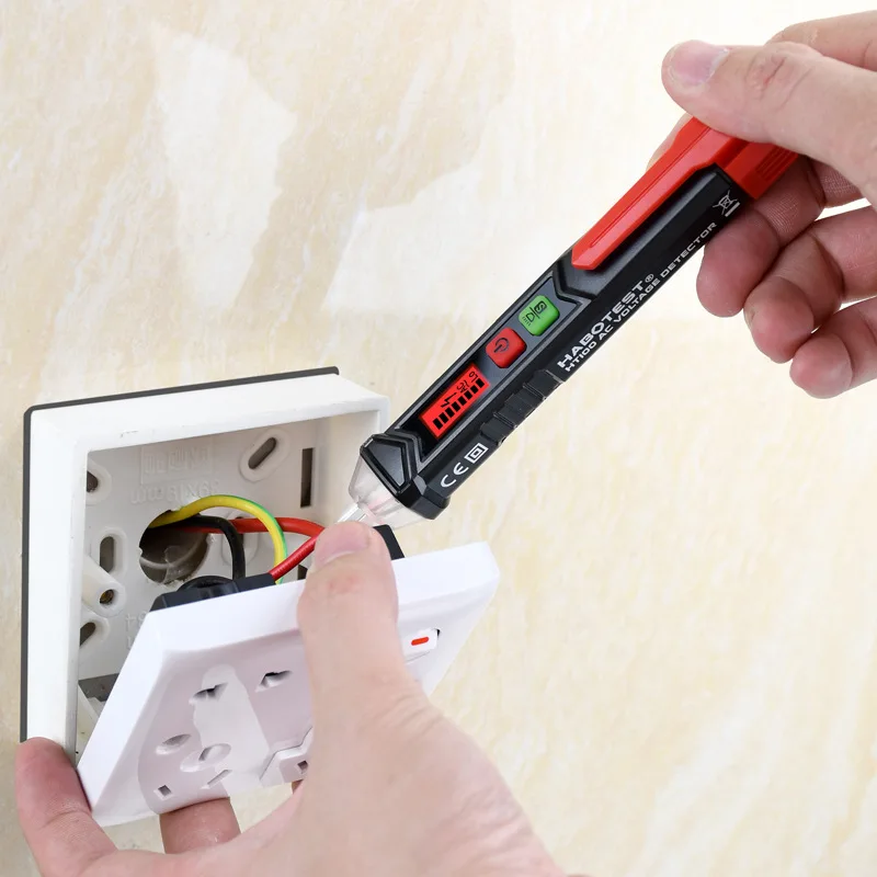 Habotest - Non-Contact Voltage Measurement Smartpen, HT100E, Alarm, DC, Tester, Sensor