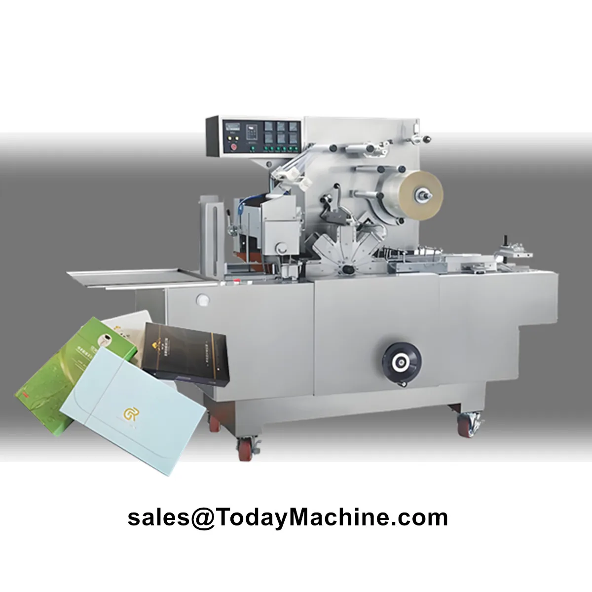 자동 박스 포장 포장 셀로판 필름 포장 기계