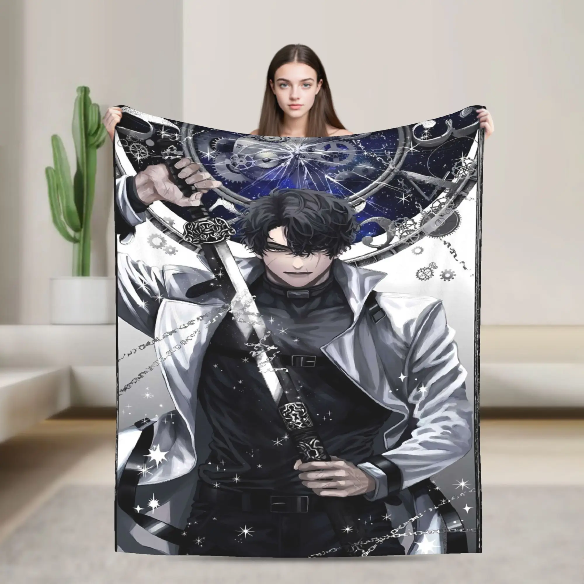 Novel Omniscient Reader Viewpoint Flannel Blanket  Soft Warm Bedding Throws for Living Room Travel Bedspread Sofa Bed Cover