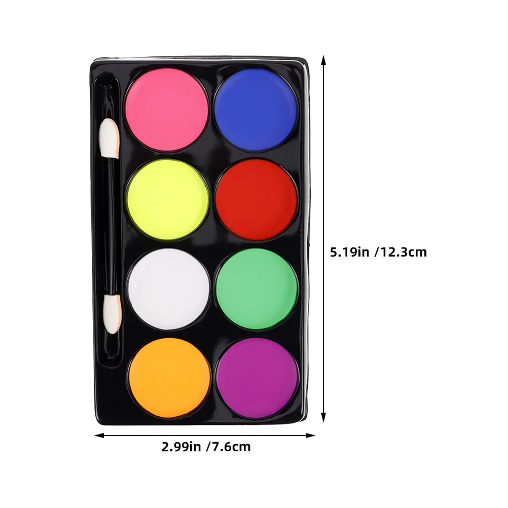 8 farben Körper Gesicht Malen Öl Palette Make-Up Balsam Öl Palette Gesicht Kunst Kostüme Langlebige Farben Bühne Party Verwenden