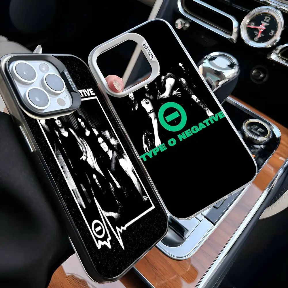 

Rock Band T-Type O Negative Music Phone Case For IPhone 17 16 15 14 Pro MAX Matte Shockproof Back Anti Fall Matte Cover