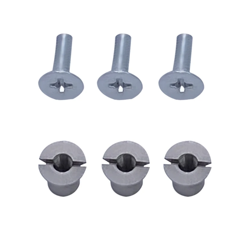 3 Pairs Speaker Open Reel Tape Screws Male And Female Screw Matching for 1/4 Metal Screws Set Dropsale