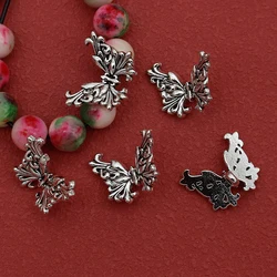10pcs/Lot Baroque Stylish Retro Metal Butterfly Charms 18x14mm Rings Bracelets Necklace Stereo Beads Pendants DIY Jewelry Cratfs