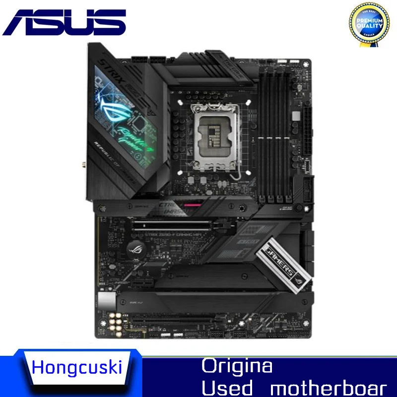 Used Z690A For Asus ROG STRIX Z690-F GAMING WIFI D5 Original Desktop For Intel Z690 Motherboard LGA 1700 Support 12900KF 12700K