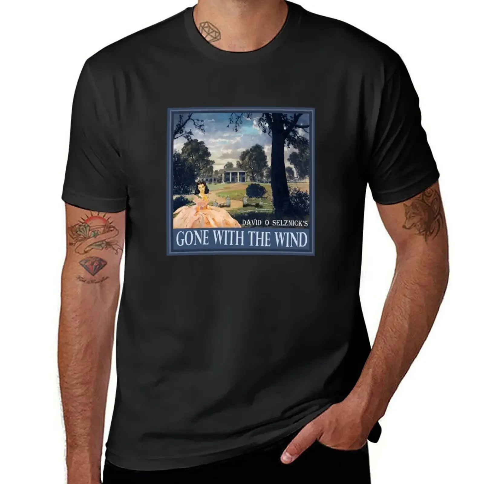 

Gone With The Wind Tara T-Shirt Aesthetic clothing korean fashion mens cotton t shirts