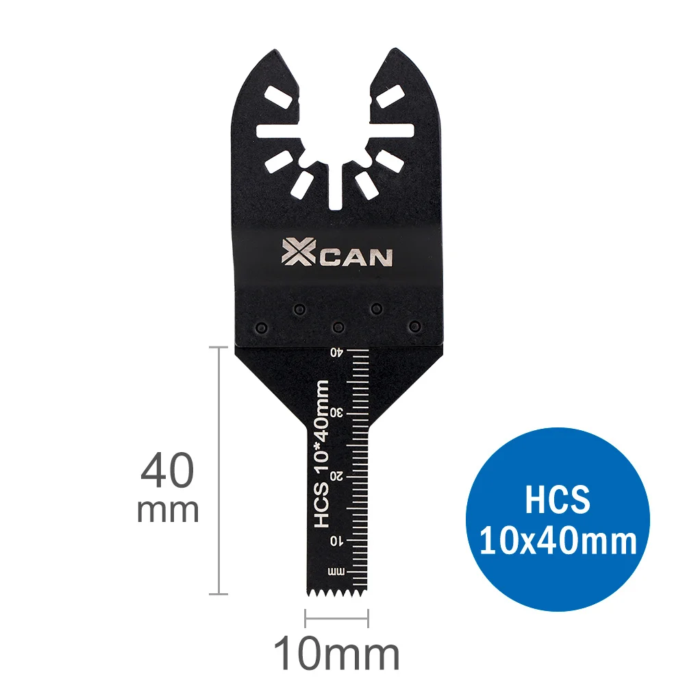 XCAN 1/10/20/50pcs Oscillating Saw Blades Multi Tools Blades High Carbon Steel Quick Release Saw Blade for Metal Wood Plastic