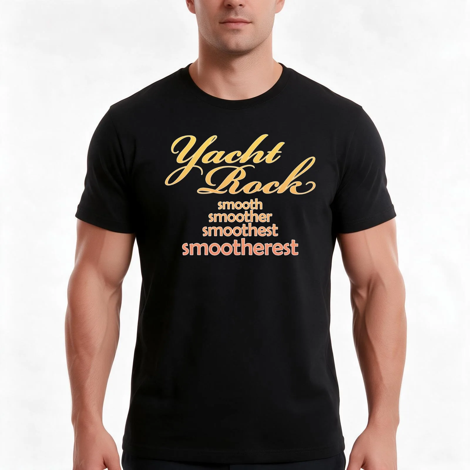 Yacht Rock Music Smootherest Design T-Shirt Summer Casual Cotton Tee Oversized Streetwear Tops Vintage Graphic Print