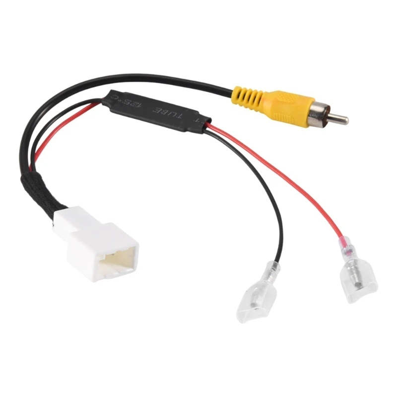 

Car Reverse Camera Output Video Adapter Wiring Cable Plug Adapter 4 Pin Harness
