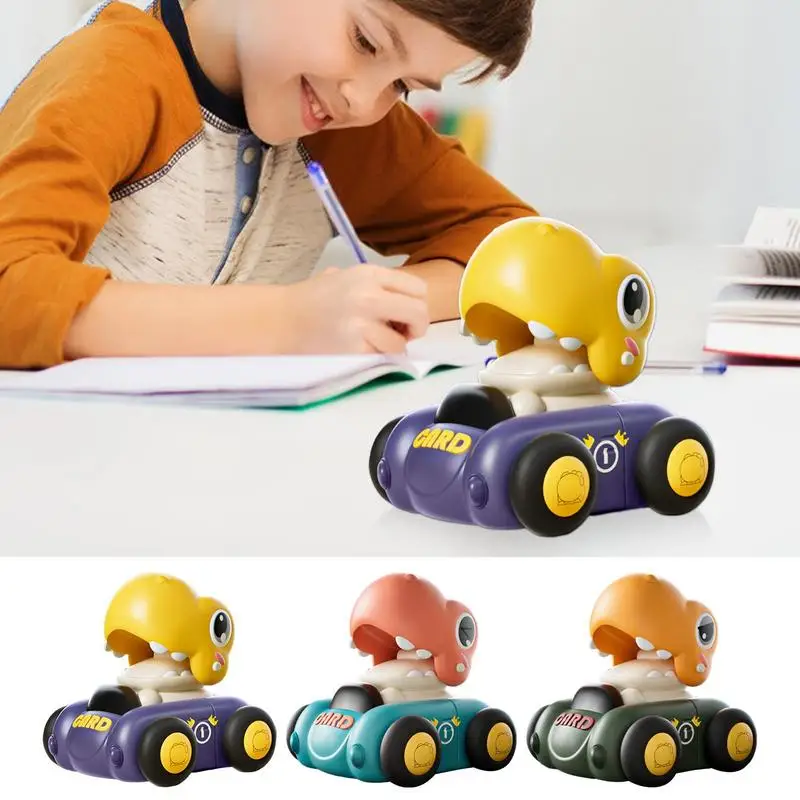 

Dinosaur Car Toy Dinosaur Vehicle Toys Interactive DIY Building Car Transport Toy Truck Sets Handheld Cool Dinosaur Sliding Toys