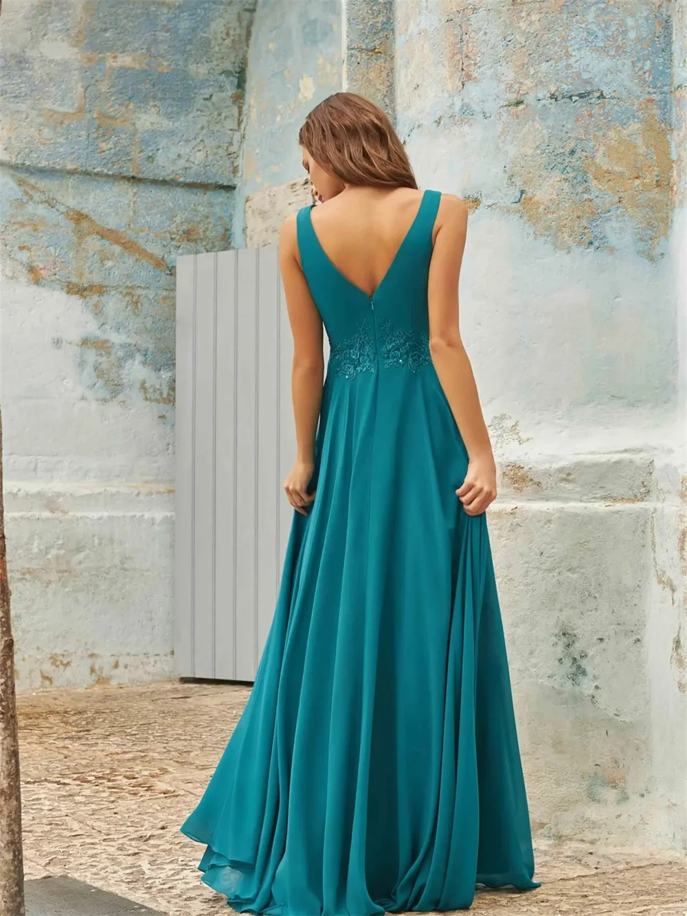 Elegantes schulter freies Abendkleid 2024 charmantes Tüll besticktes Kleid klassische A-Linie kurz ärmel ige Schlitz kleider vestidos de