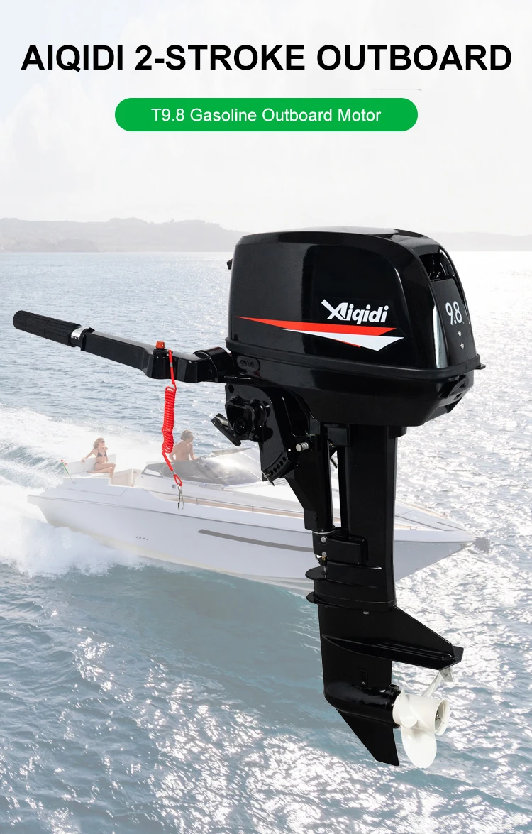 12 Hp Outboard Motor 2 Stroke Water Cooled Marine Parts Gaoline Outboard Motor