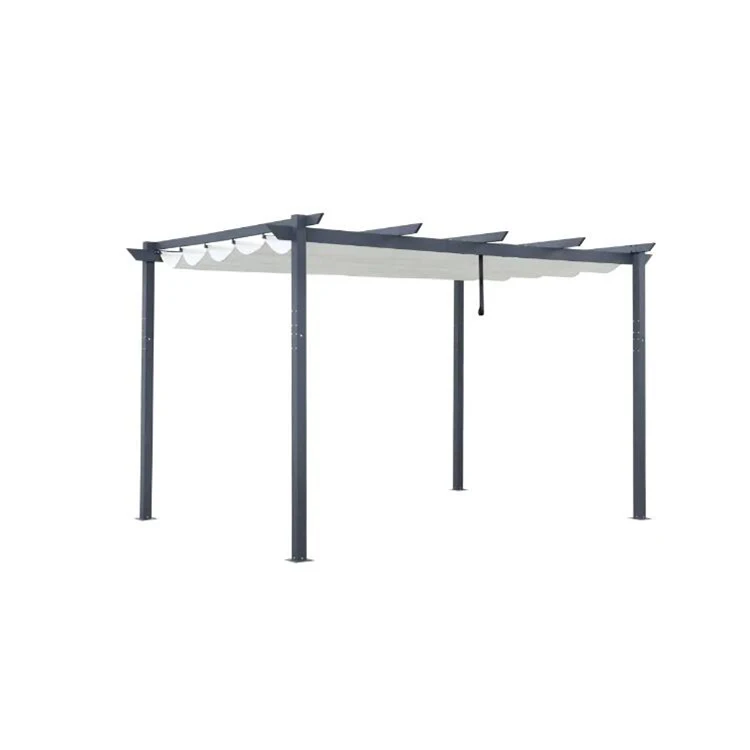 

High Quality Outdoor Patio Gazebo Backyard Custom Color Retractable Garden Canopy Pergola