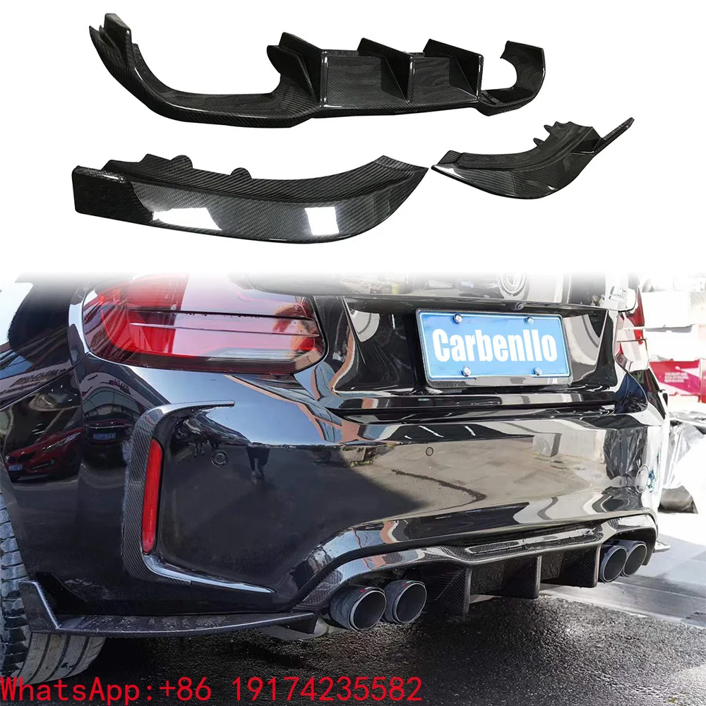 

Carbon Fiber Bumper Diffuser Lip Body Kit for BMW M2 F87 2016-2021