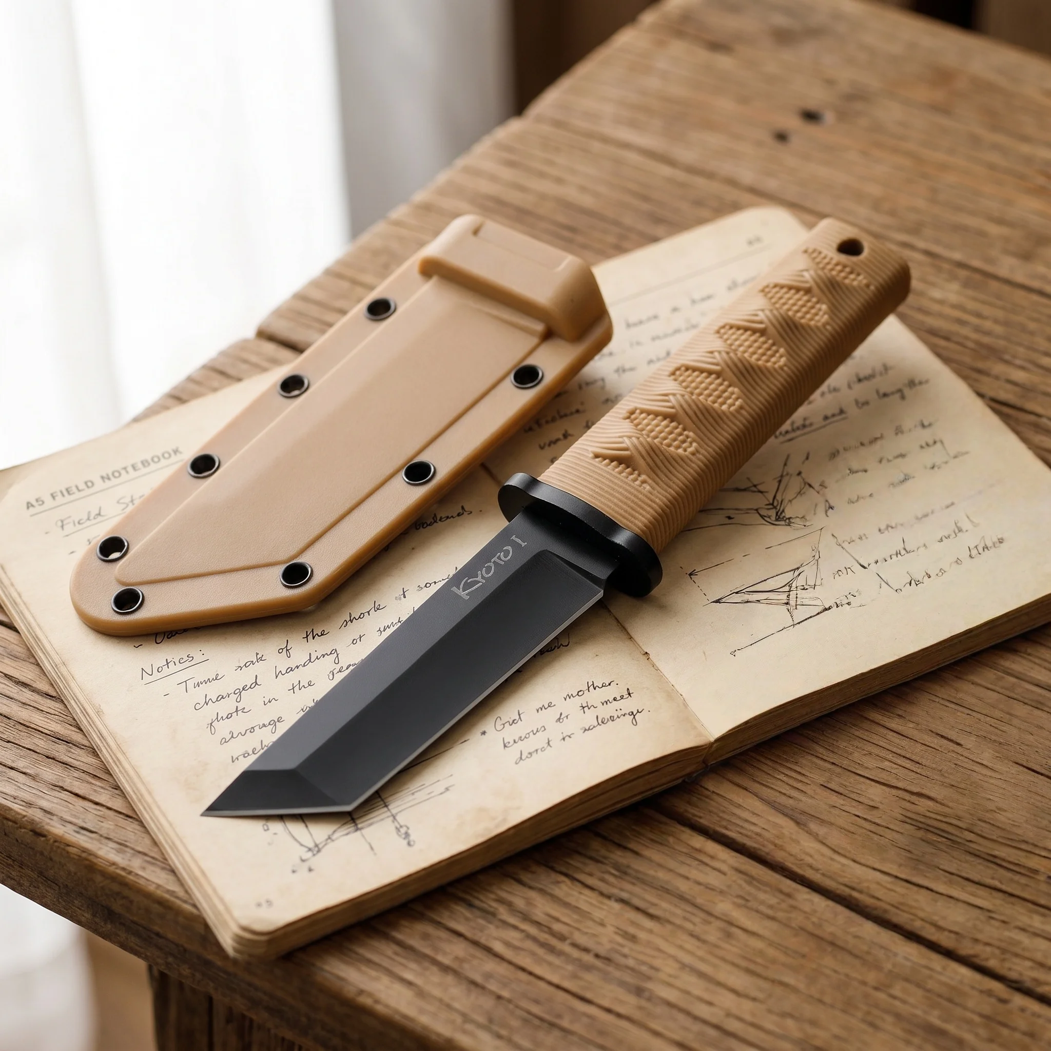Portable storage outdoor knife with exquisite sheath protection camping picnic short distance travel multifunctional tool small