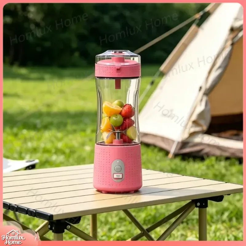 Portable Juicer Blender Mini USB Rechargeable Smoothie Maker Low Noise Household Kitchen Fruit Vegetable Mixer