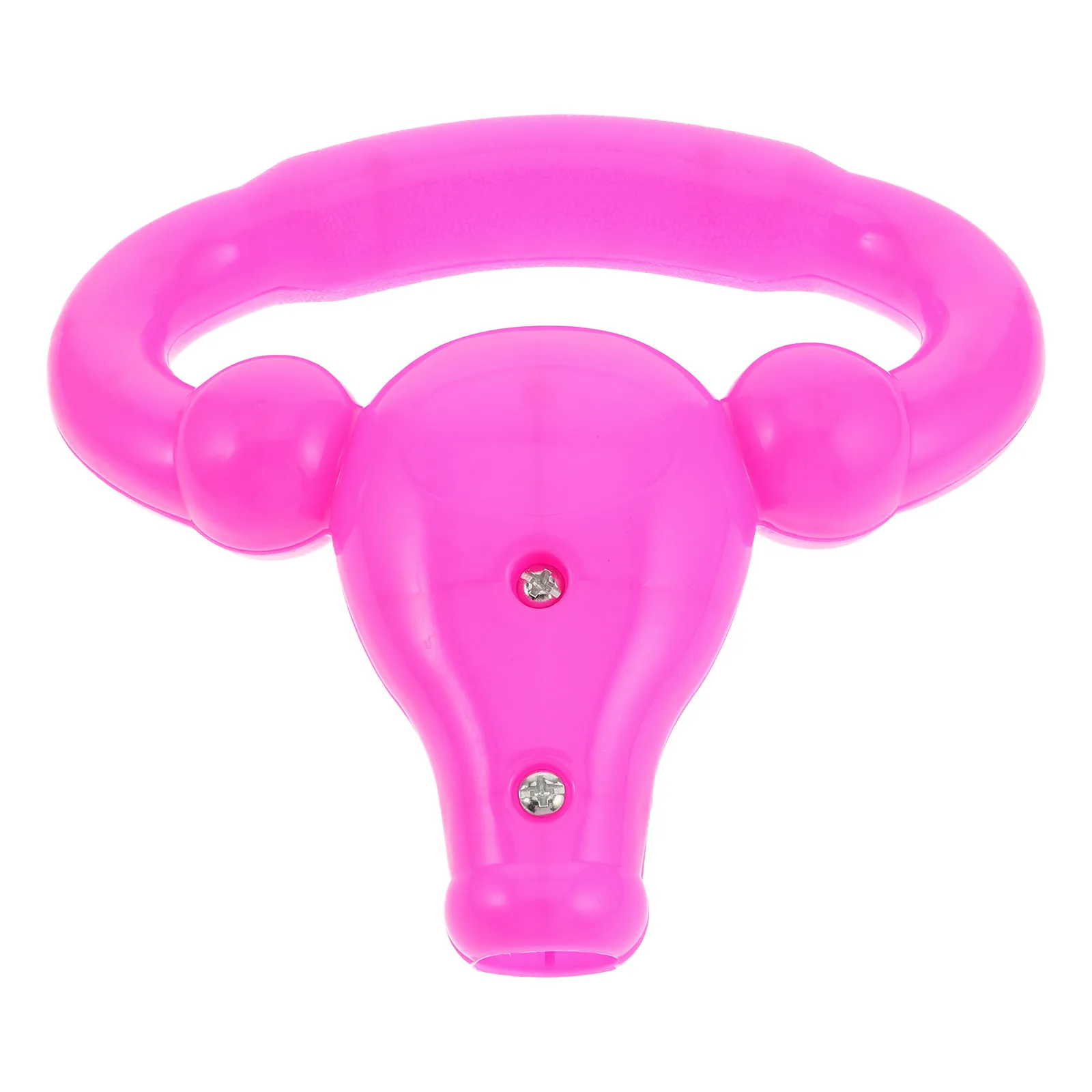 Toddler Tricycle Push Handle with Antislip Texture Vibrant Colors Easy Installation Sturdy Plastic for Parks Sidewalks Backyard