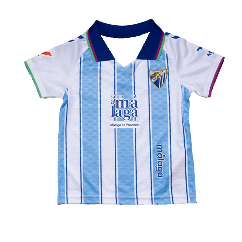 26-27 Neues Malaga Fußballtrikot Sommer 3D-Druck Schnelltrocknend Outdoor Herren Damen Kurzarm-T-Shirt Familien-Set – Detail 3