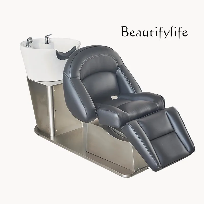 Smart Electric Multi-Functional High-End Shampoo Chair Beauty Salon Special Hair Salon Simple Folding Bed