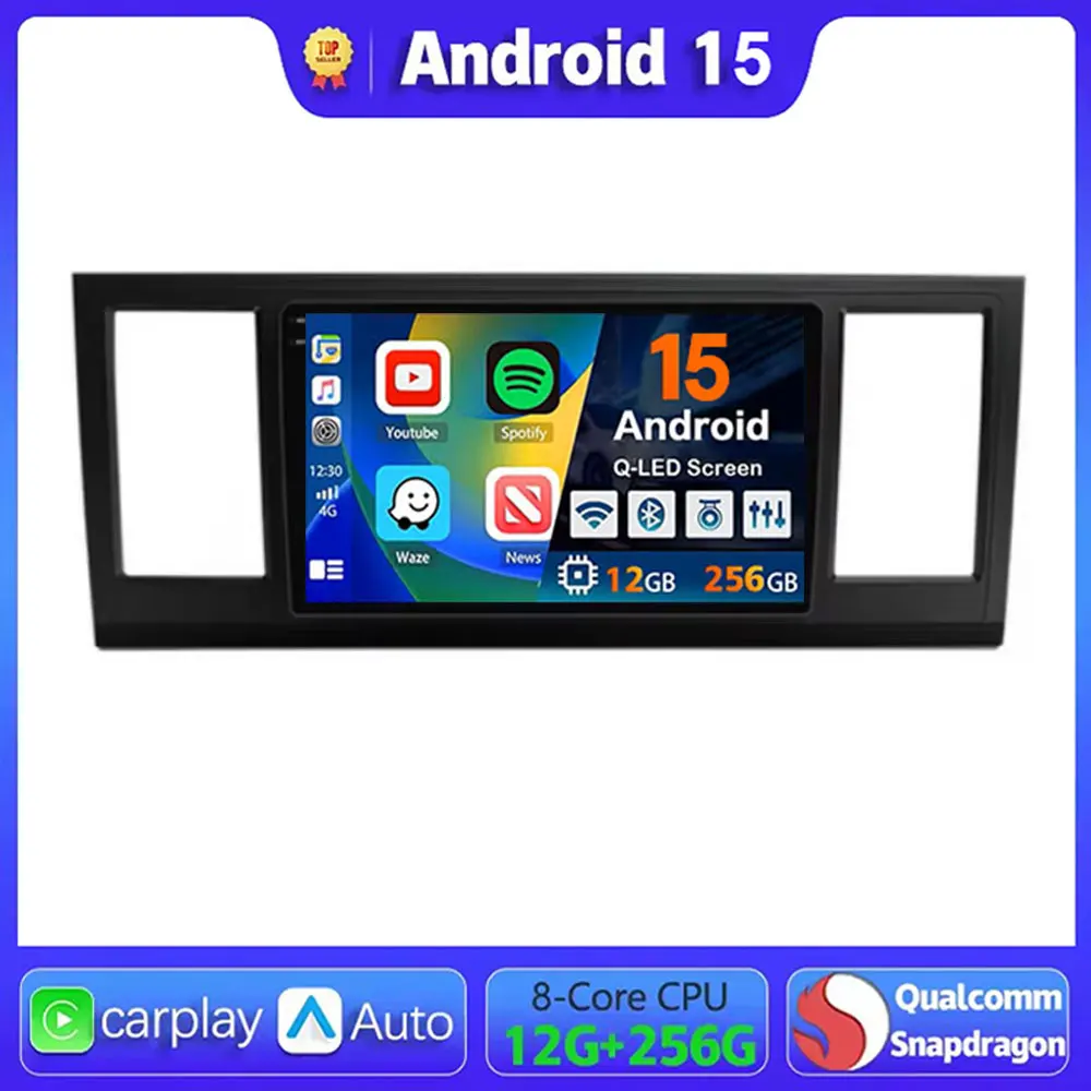 

Android 15 Carplay Auto Car Radio For Volkswagen Caravelle 6 T6.1 T6 2015 - 2020 Navigation GPS Multimedia Player video Stereo