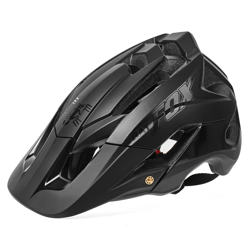 BAT FOX Bike Helmet men\'s bicycle helmet MTB casco bicicleta Mountain bike casco ciclismo hombre Matte black cycling helmets