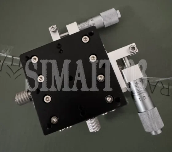 Manual X-Y Micrometer Sliding Table 30x30mm to 125x125mm - Precision Stage Platform with Guide Rail (LY Series)