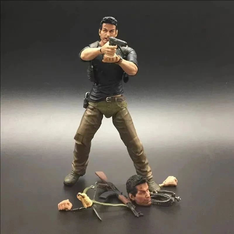 لعبة مجموعة أفلام نهائية من NECA Nathan Drake Uncharted مقاس 4 مقاس 7 بوصات