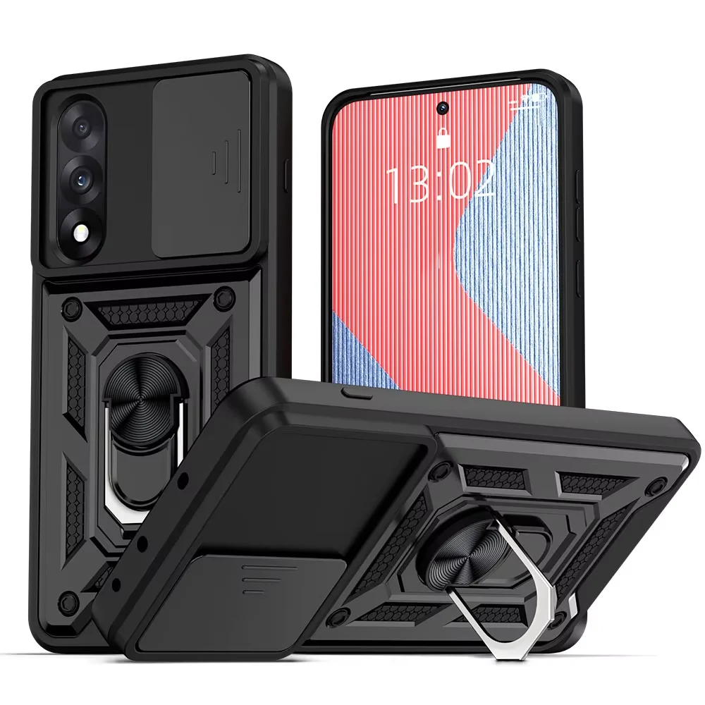 KEYSION حافظة مدرعة مقاومة للصدمات لهاتف OnePlus Nord 5 5G عدسة الكاميرا الشريحة حماية حلقة حامل غطاء الهاتف لهاتف One Plus 1 + Nord 5 #1