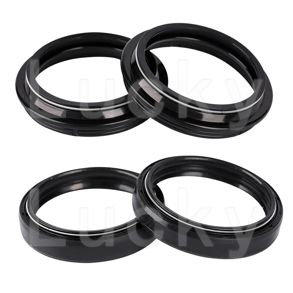 

43x55x9.5/10.5 Front Fork Oil Seal & Dust Cover For Kawasaki KLV1000 VERSYS ZR1100X ZX11 ZRX1200R GTR1400 ZX14R VN1600 VN1700
