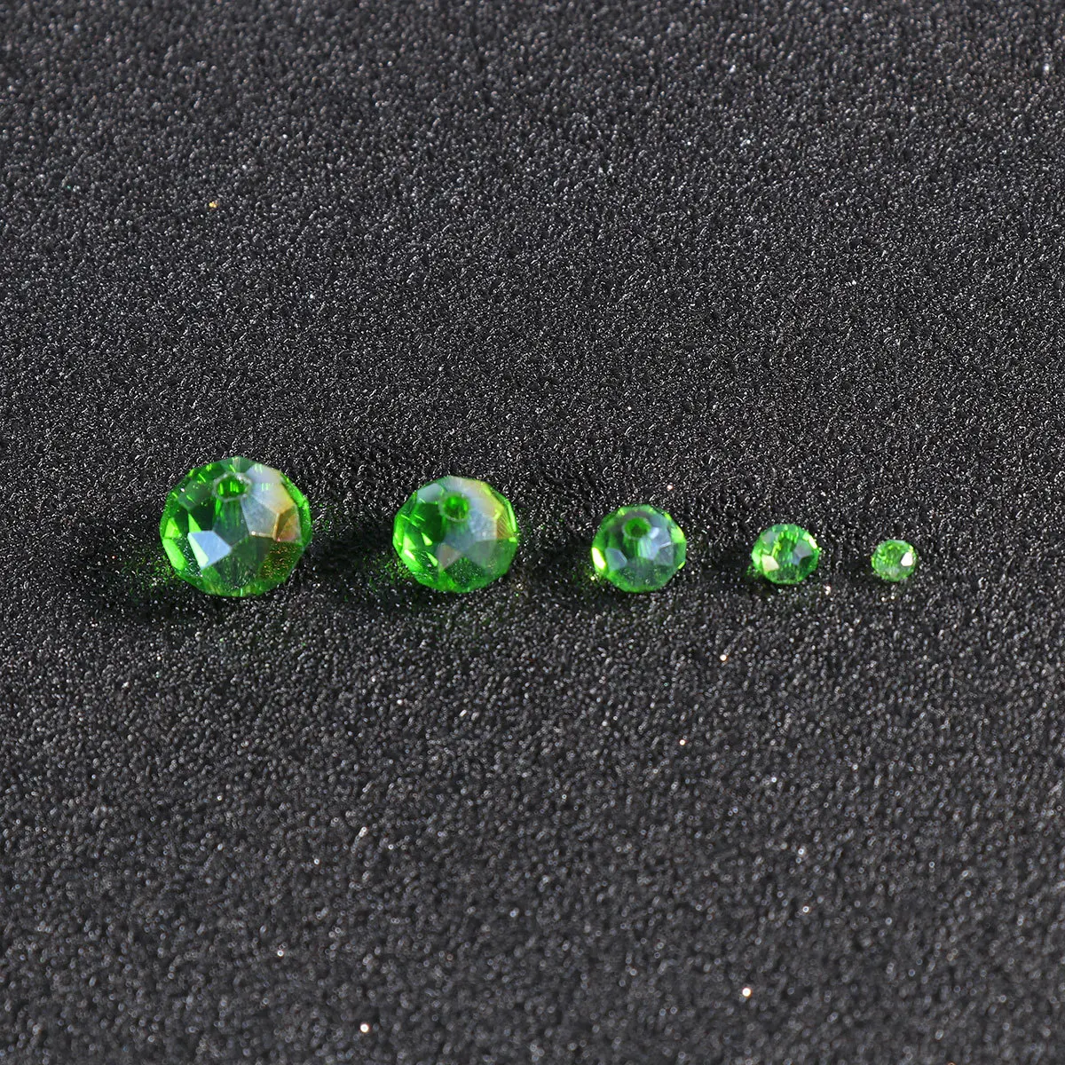 710Pcs Crystal Flat Beads Colorful Plating Loose Glass Beads DIY Jewelry Necklace Bracelet Making Craft Decorations