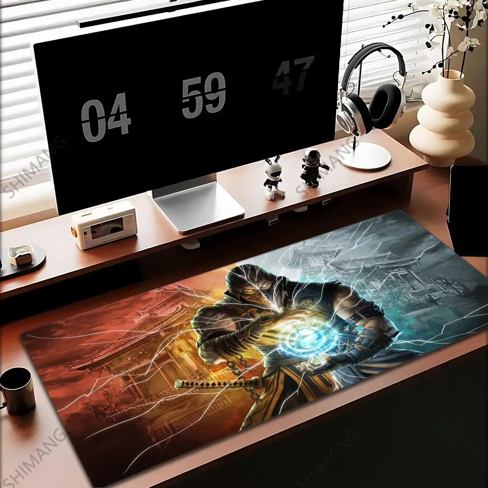 Large Anime Mouse Pad Gaming Accessories Desk Mortal Kombat Xxl Mousepad Gamer Deskmat Keyboard Mat Mats Cute Mause Pc Pads Mice
