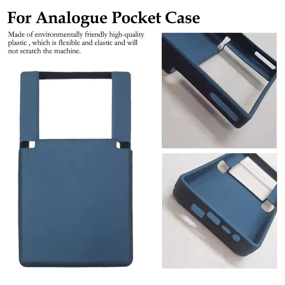 For Analogue Pocket Handheld Blue Protective Wear Game Resistant Console Drop Anti Accessories J1k6