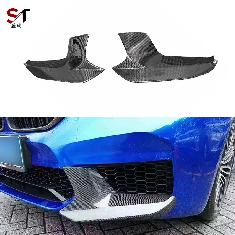 

Подходит для BM M5 F90, передняя угловая передняя планка из углеродного волокна, нижняя угловая защита, модифицированный внешний комплект кузова автомобиля