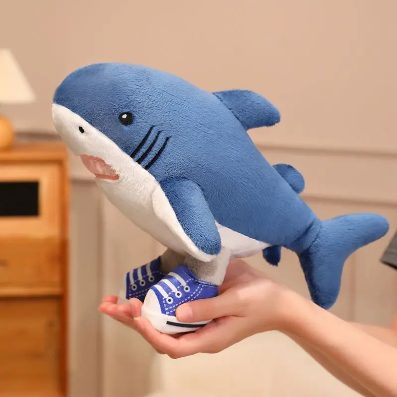 

Горячая милая плюшевая игрушка в виде акулы, итальянский мозг, животные Tralalero Tralala, мультяшная мягкая кукла с искусственным интеллектом, подвеска, креативный декор комнаты, подарок для ребенка