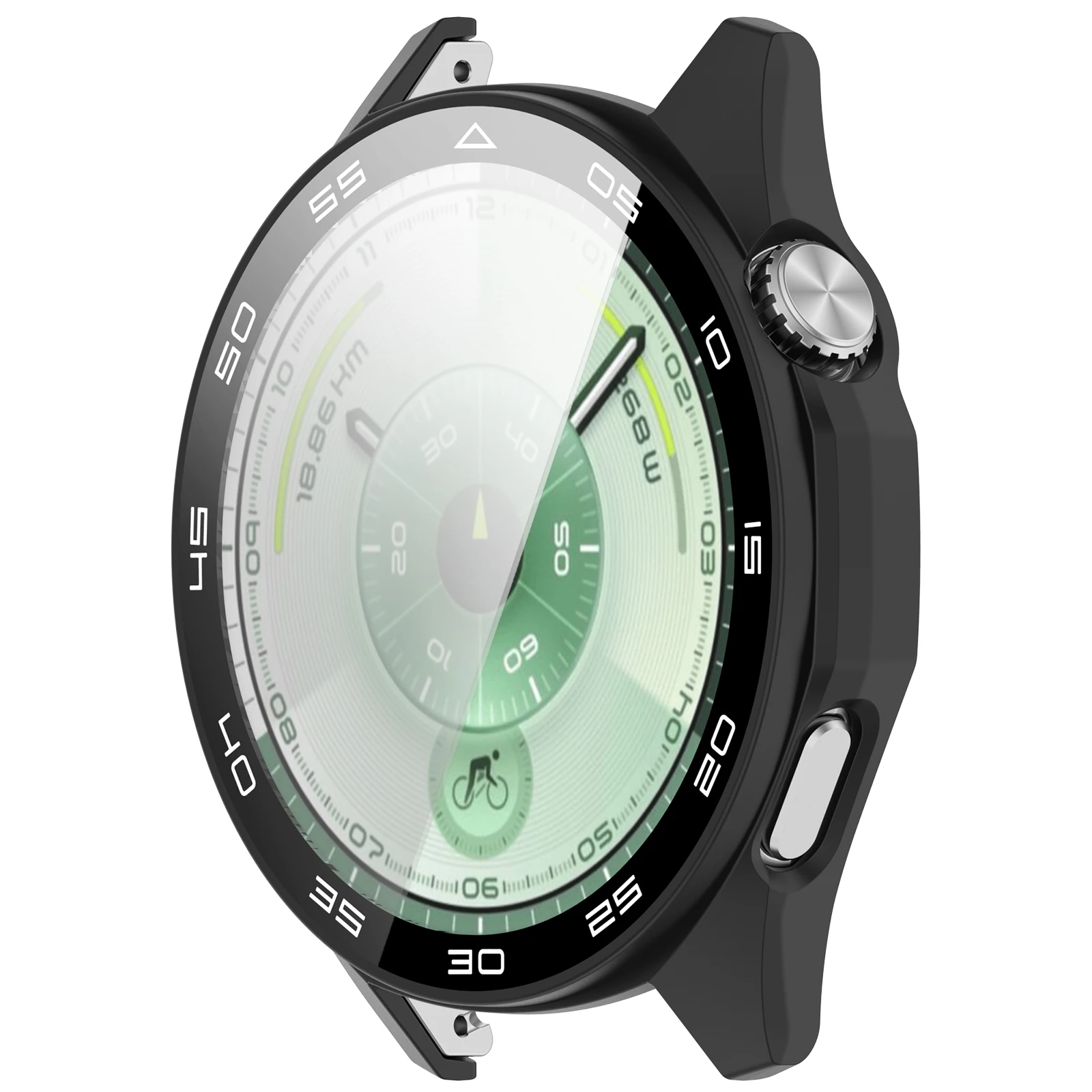 PC +Tempered Glass Case for Huawei Watch GT6 46mm Full Cover Screen Protector Bumper for Watch GT 6 46mm Protective Accessores
