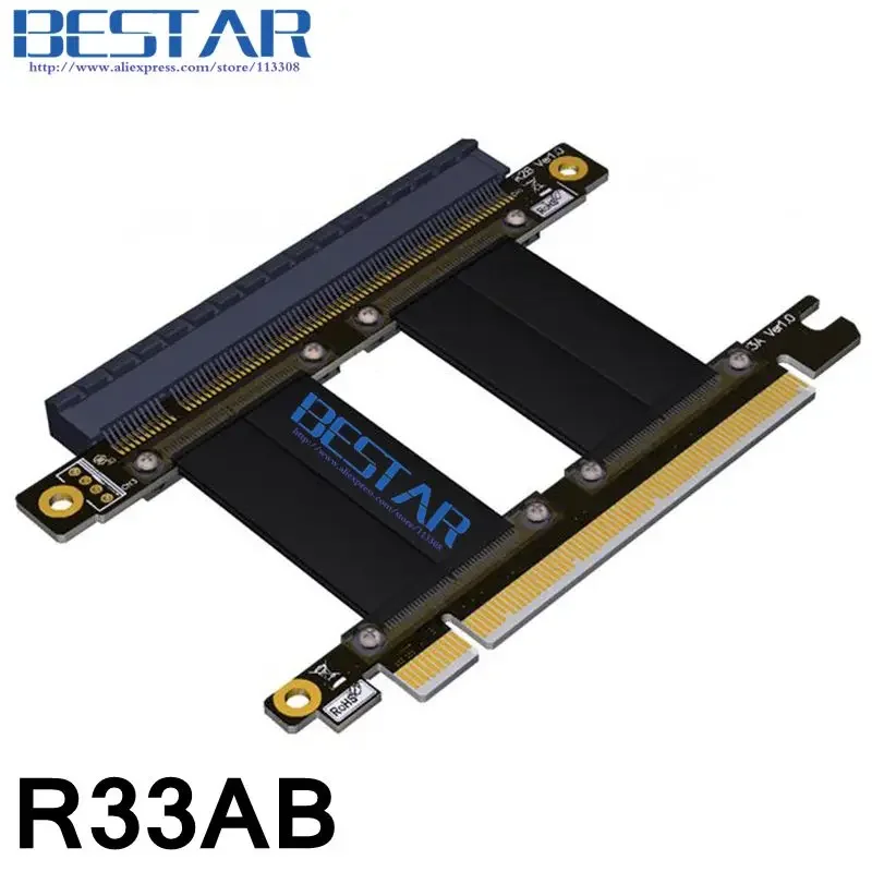 

Riser Pci-e 16x до 16x Pcie 3.0 Профессиональный инженерный тестовый удлинительный кабель 20 см 30 см 40 см 50 см 60 см 128 Гбит/с для GTX1080 RX580