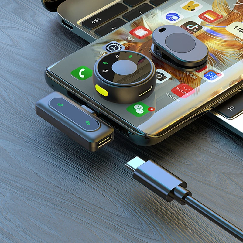 Xiaomi J8 New Wireless Microphone Handheld Microphone Mini Magnetic Collar Clip Microphone for Live Streaming Vlog Singing