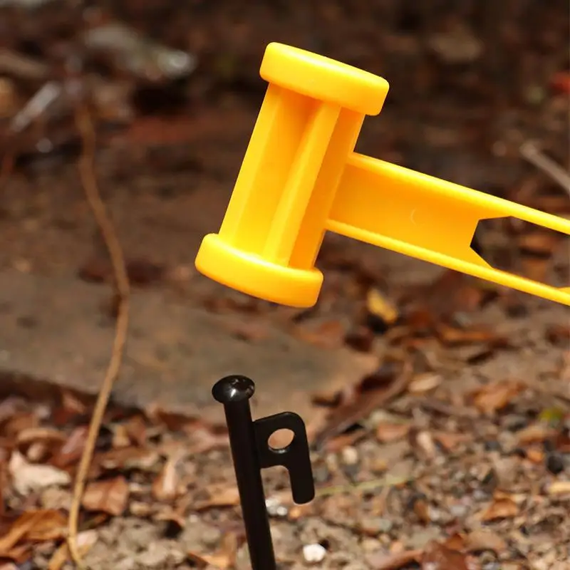 1PC Outdoor Ultra-light Portable Ground Hammer Plastic PE Hammer Camping Canopy Tent Hammer Camping Tool With Diverse Uses view 4