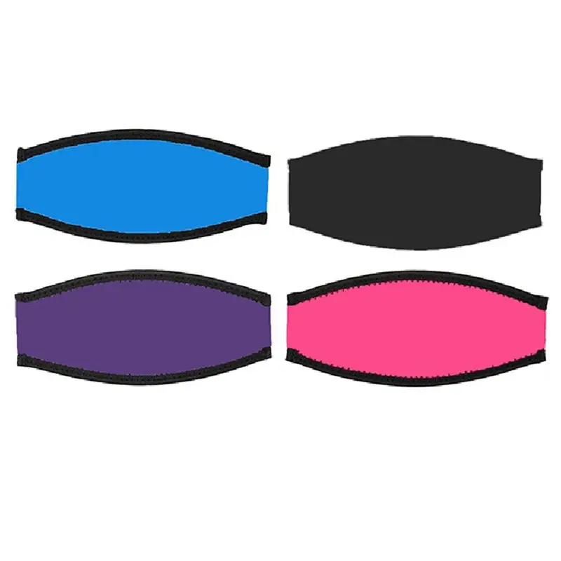 NALFI-4Pcs Diving Mask Straps, Swimming Waterproof Mask Strap Covers Neoprene Mask Strap Covers