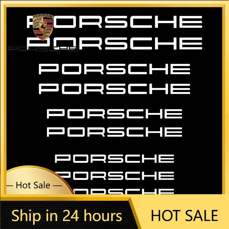 

Car Sticker For Porsche For Porsche Caliper Sticker - Porsche caliper Sticker Letter Personalized Sticker Hub Caliper Brake Disc