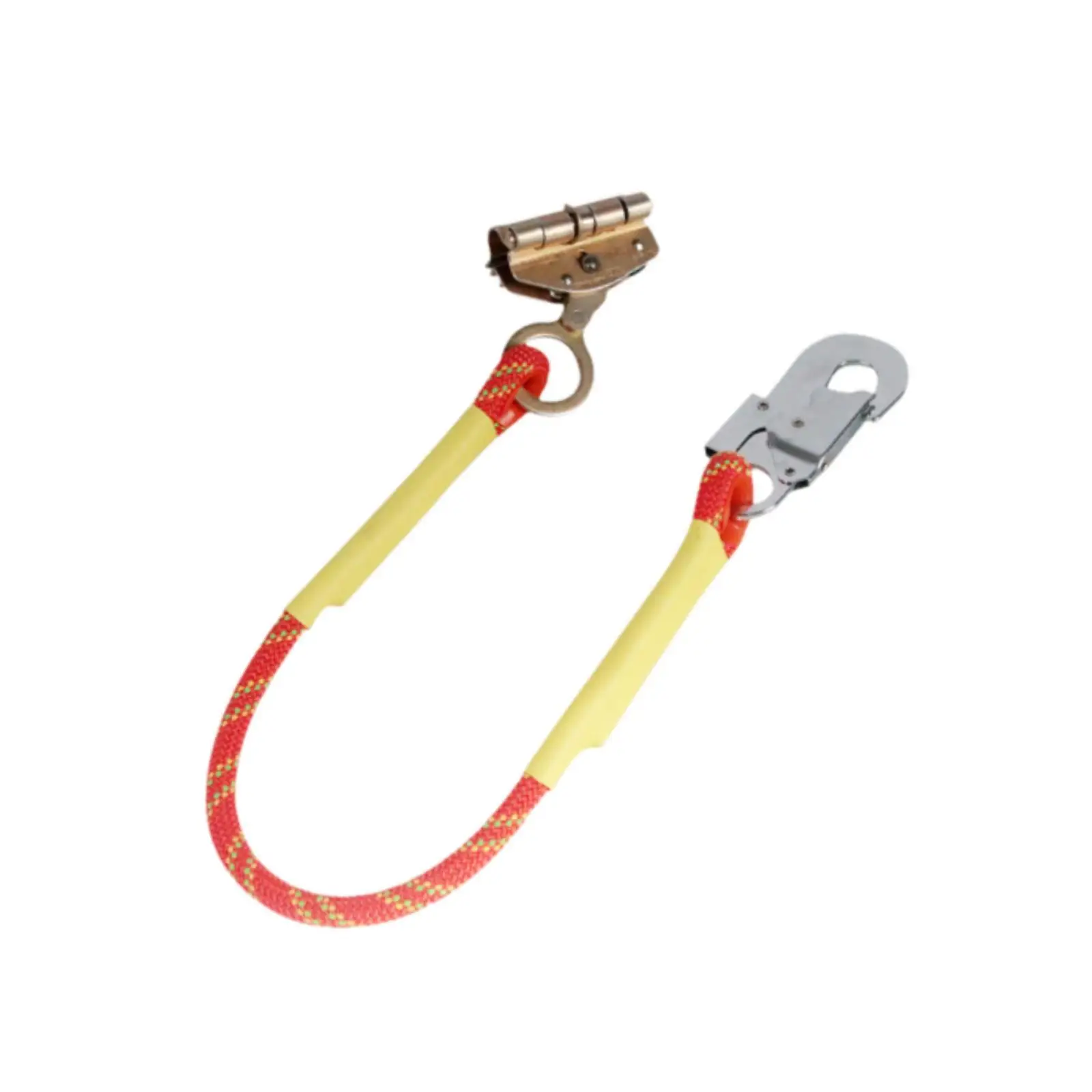 Nylon Rope Self Locking Fall Arrester Belay Device 6 kN Pull Force Fall