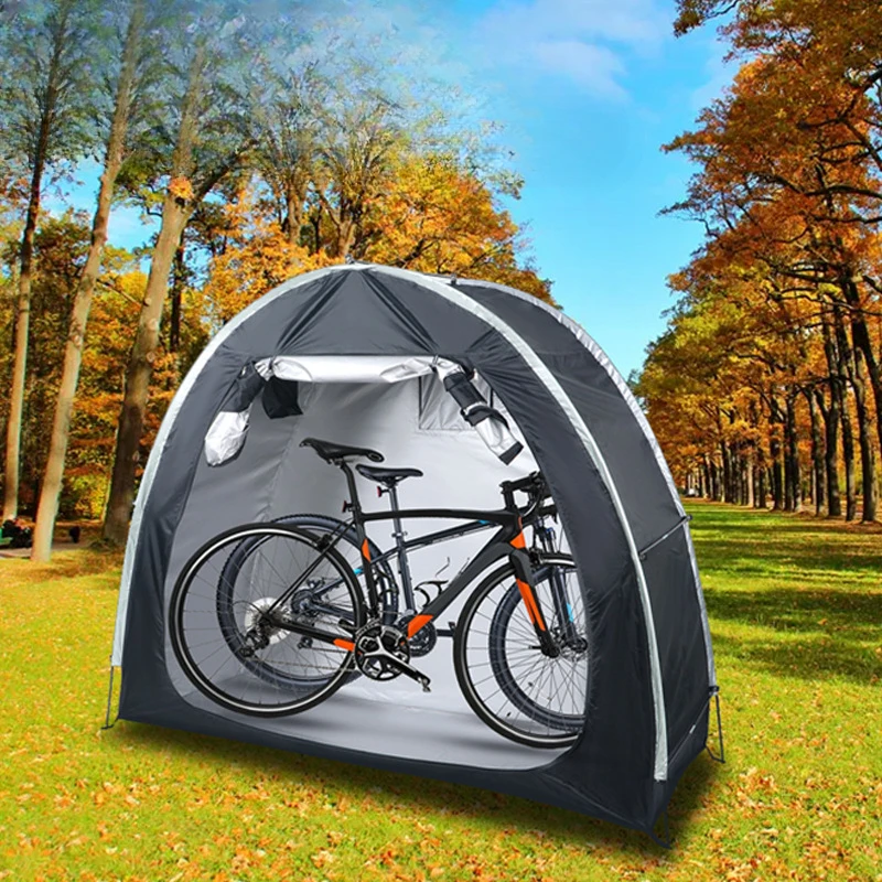 

Tent outdoor cycling bike rainproof tent single person bicycle storage tent