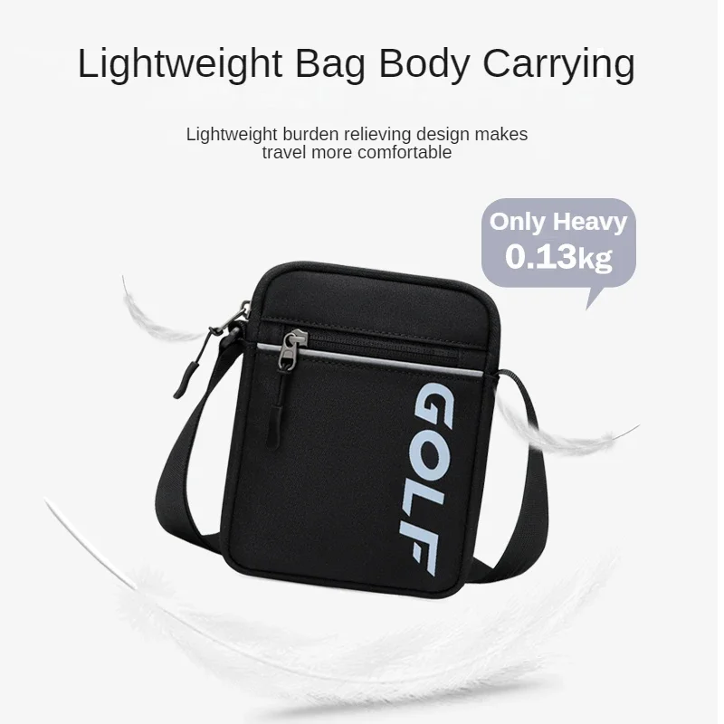 GOLF Mini Crossbody Bag Sling Bag for Men 2023 Waterproof Oxford Pack Men\'s Shoulder Bags Casual Cross Body Small Messenger Bag