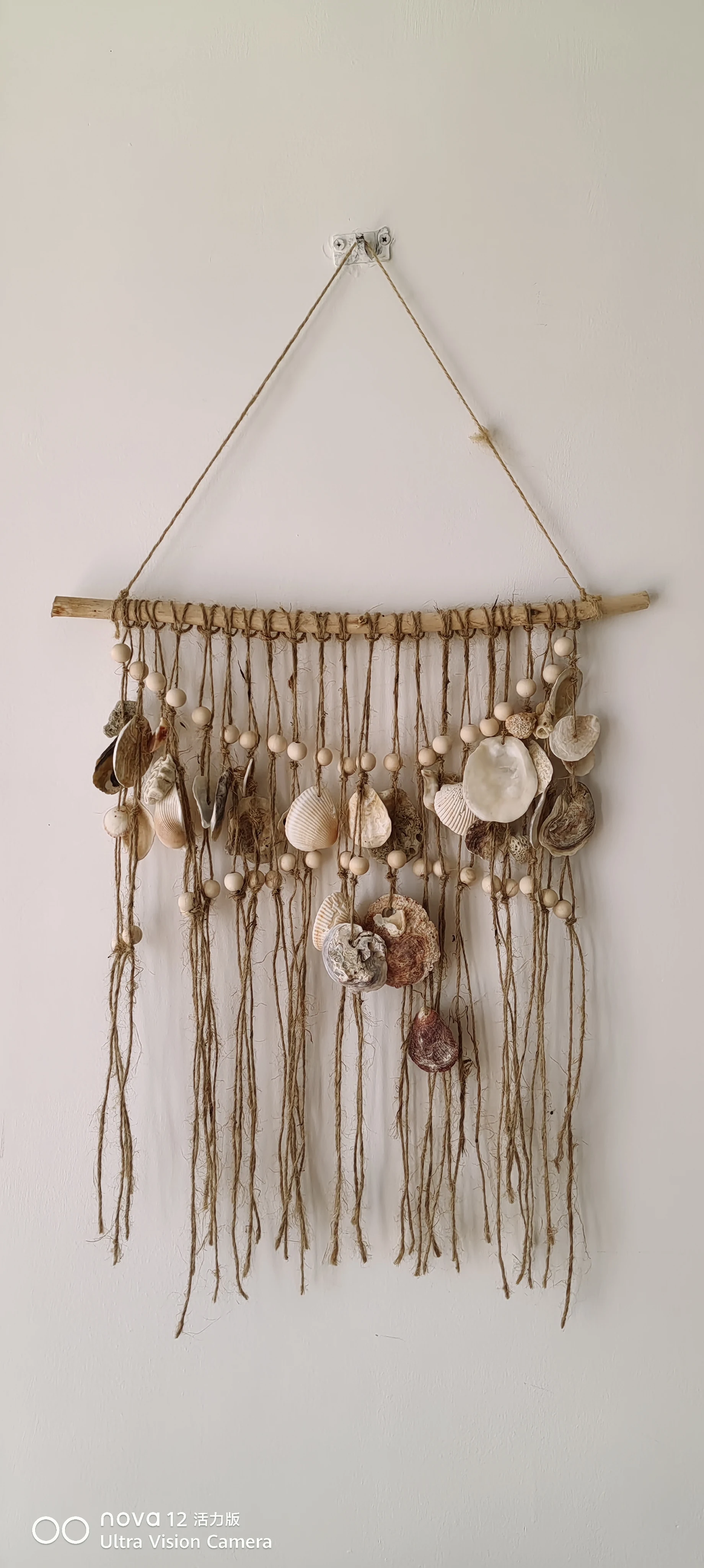 

Bohemian Shell Macrame Wall Hanging